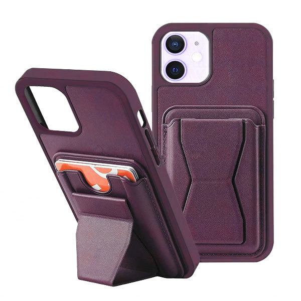 Étui portefeuille avec porte-cartes et béquille pour iPhone 12/12 Pro Étui portefeuille avec porte-cartes et béquille pour iPhone 12/12 Pro
